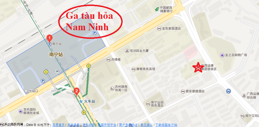 ben xe Van Duc va Ga Nam Ninh